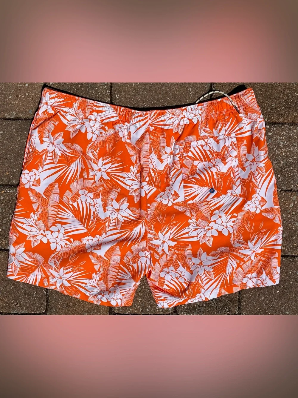 NEW Tommy Bahama Men's 2XL - XXL Naples Plumeria Paradise Swim Trunks Shorts